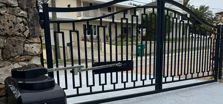 Swing Gate Opener with Keypad North Bay Shore